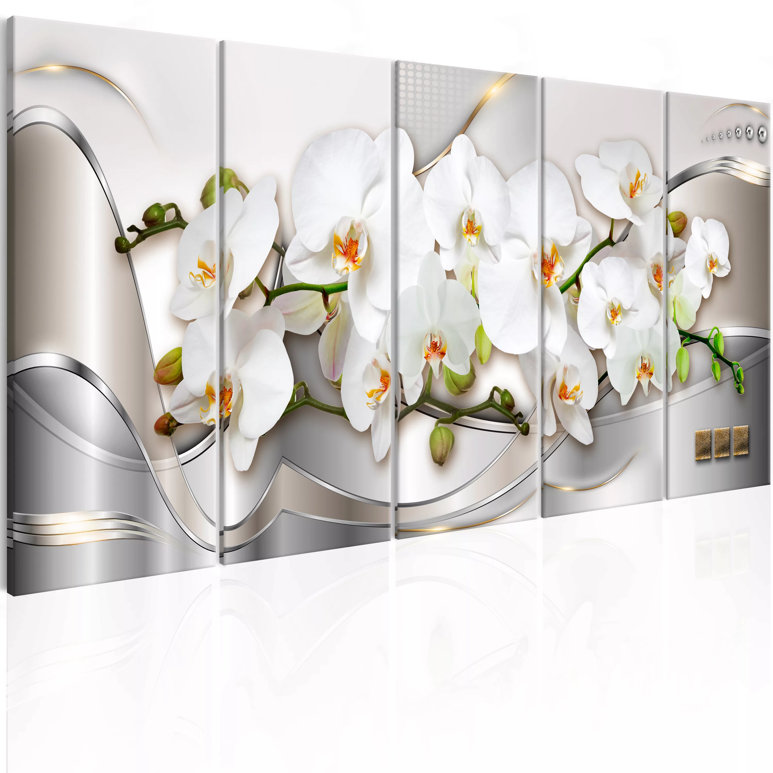 Wandbild - Blooming Orchids günstig online kaufen