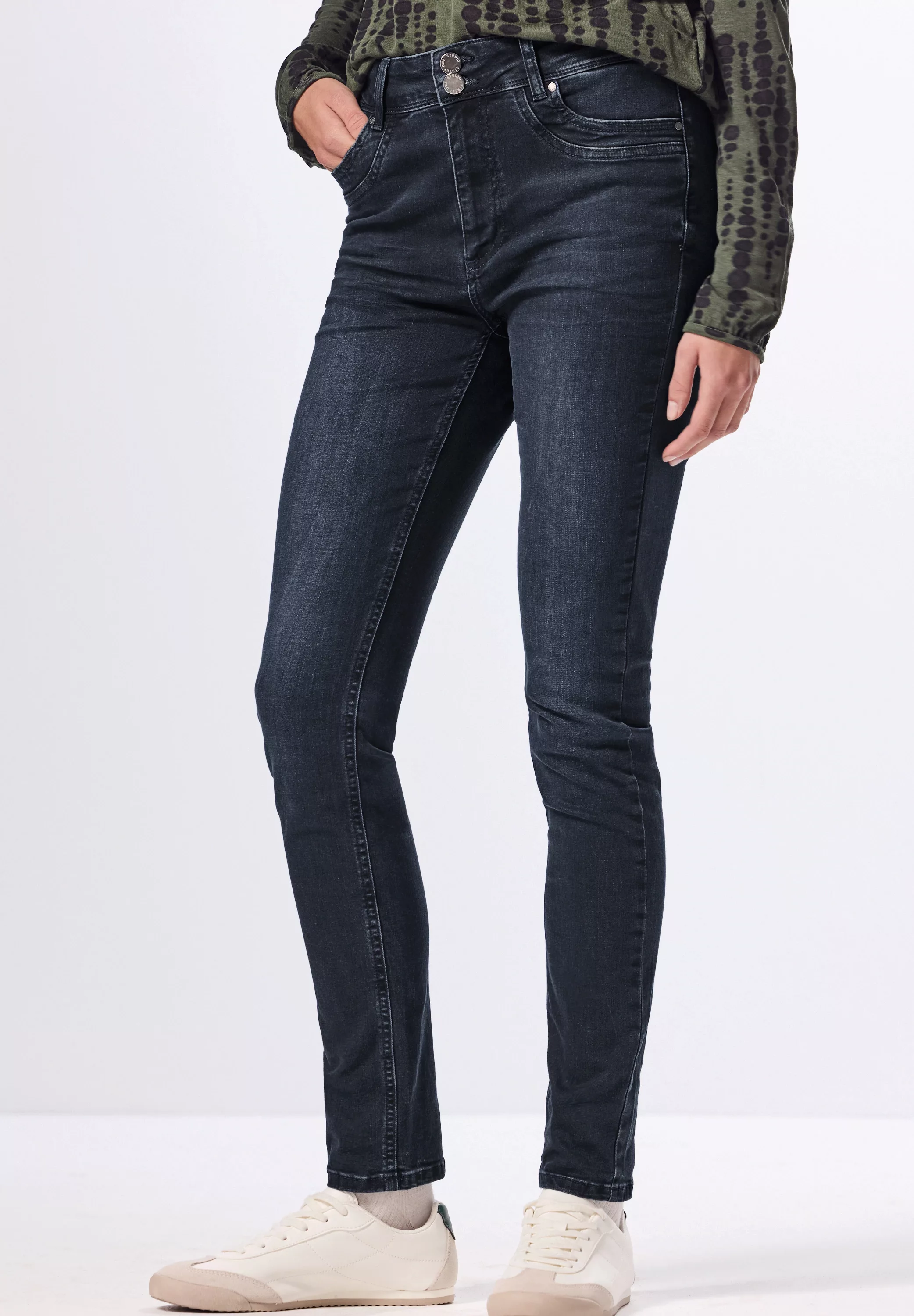 STREET ONE STUDIO Skinny-fit-Jeans High Waist günstig online kaufen