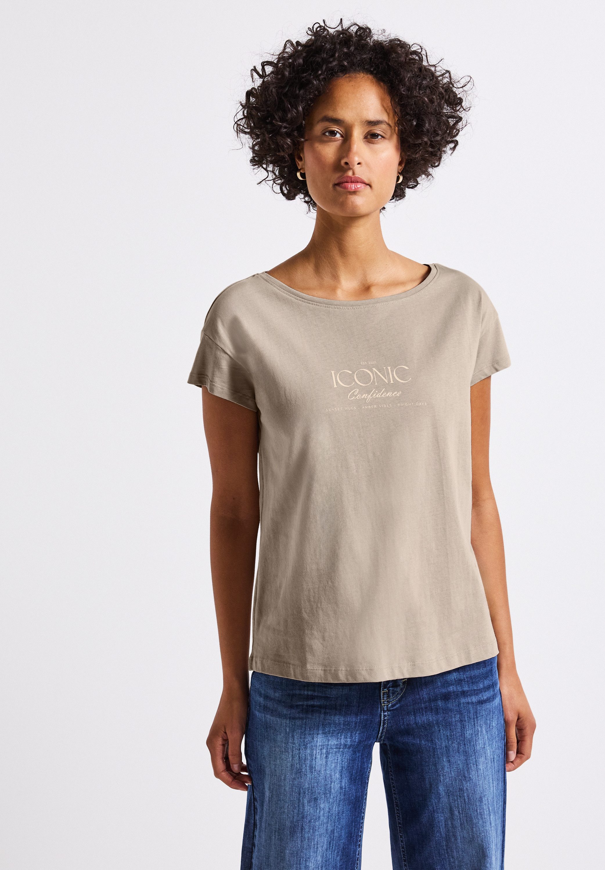 STREET ONE T-Shirt, aus reiner Baumwolle günstig online kaufen