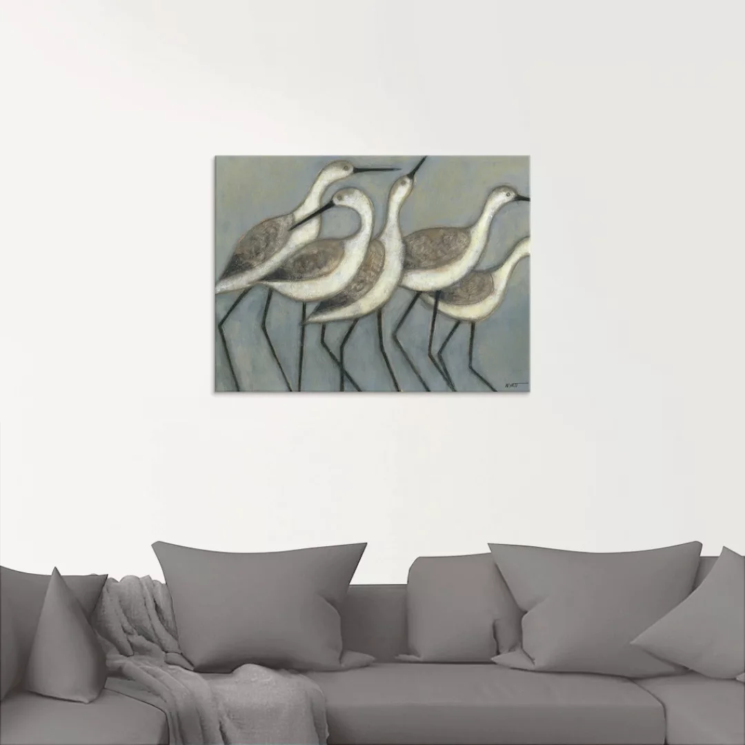 Artland Glasbild "Küstenvögel II", Vögel, (1 St.) günstig online kaufen