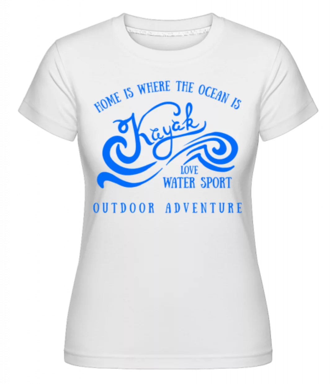 Kayak Logo Blue · Shirtinator Frauen T-Shirt günstig online kaufen