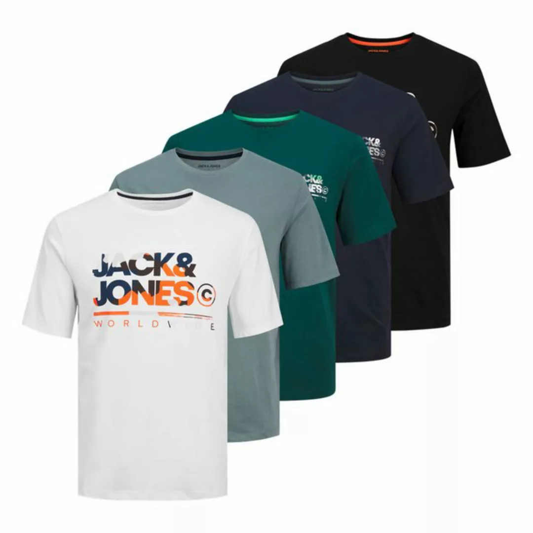 Jack & Jones T-Shirt JJLuke (5-tlg) günstig online kaufen