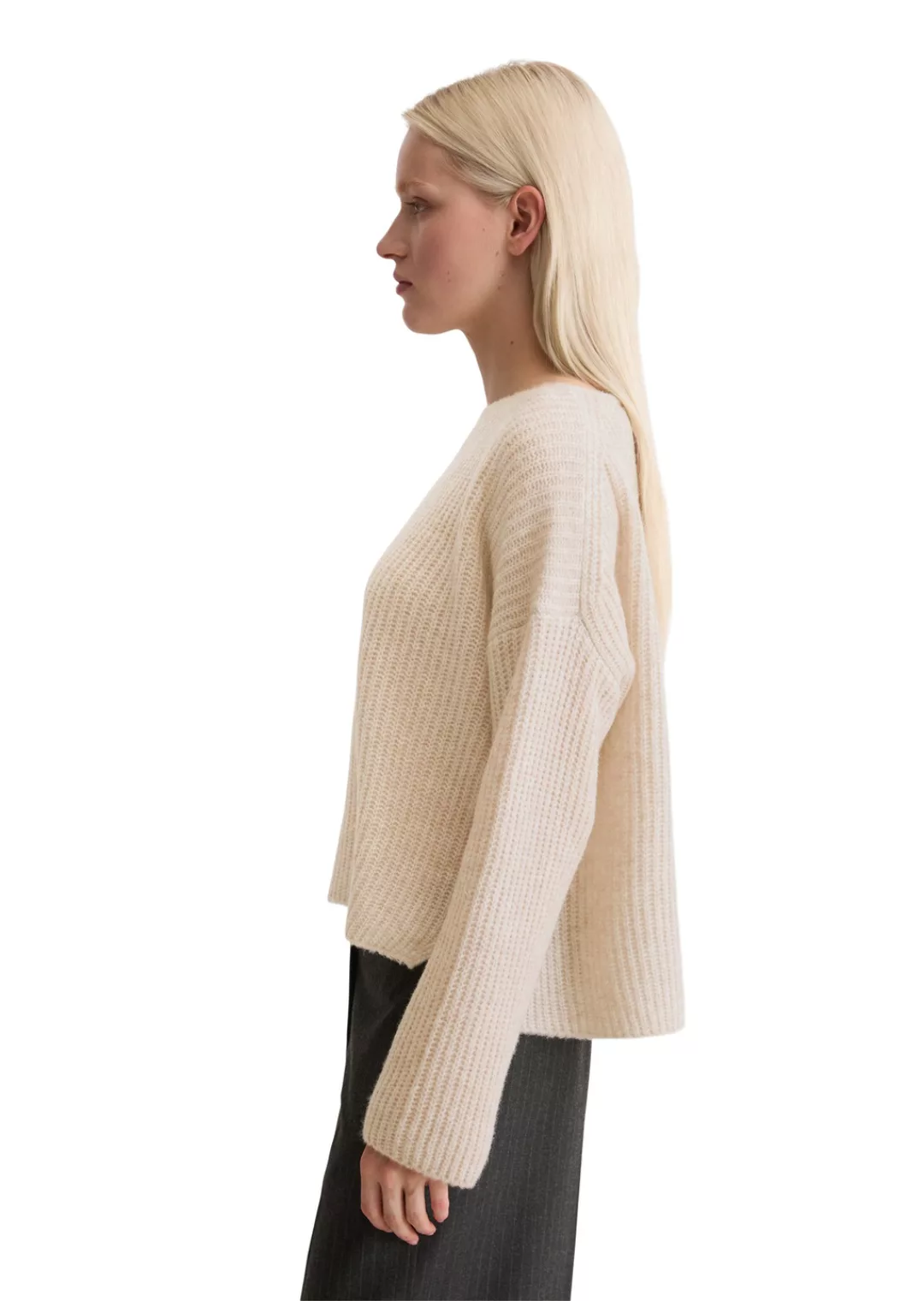 Marc OPolo Strickpullover "aus softem Schurwolle-Mix" günstig online kaufen