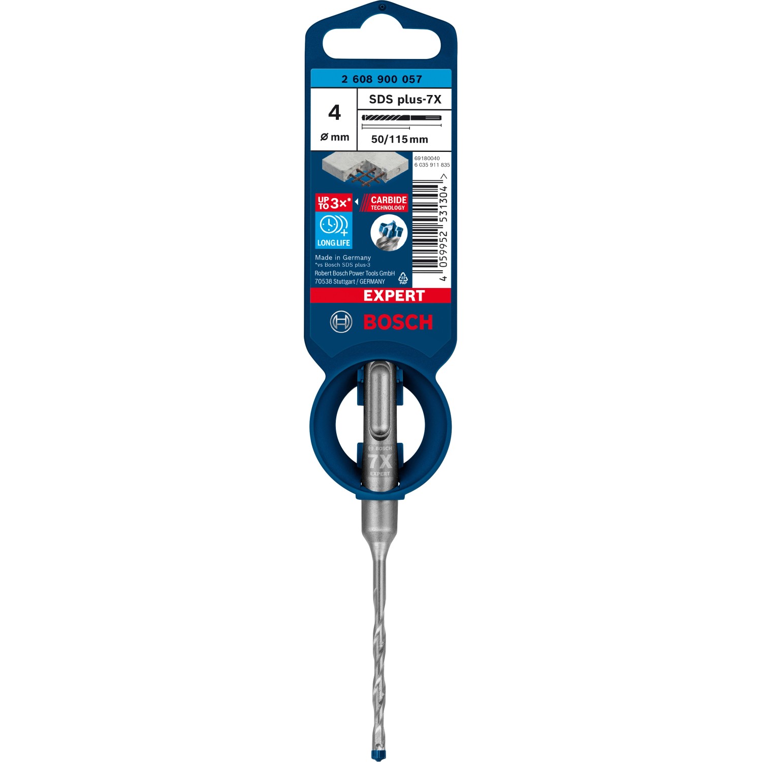 Bosch Expert SDS plus-7X Hammerbohrer Ø 4 mm 50/115 mm Länge günstig online kaufen