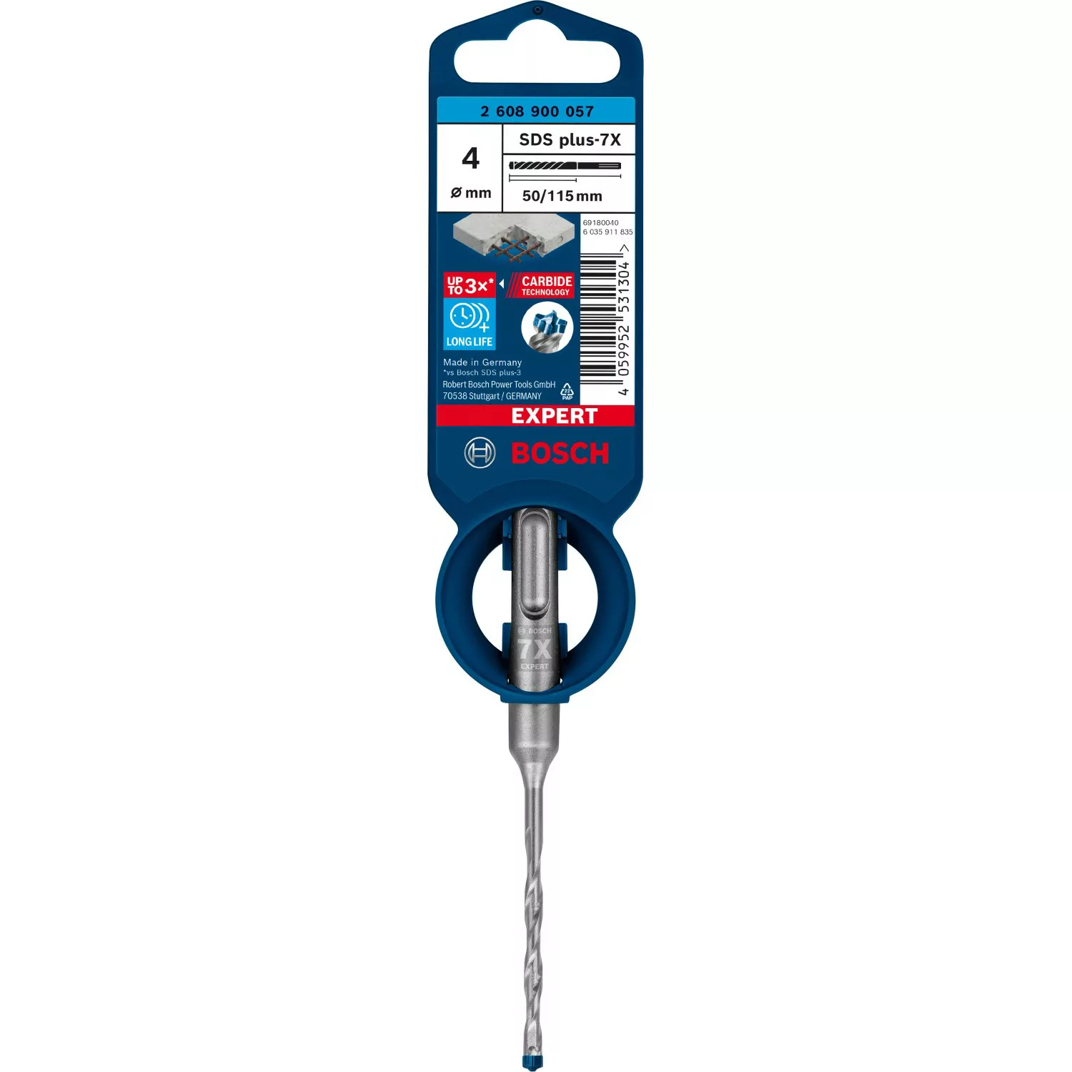 Bosch Expert SDS plus-7X Hammerbohrer Ø 4 mm 50/115 mm Länge günstig online kaufen