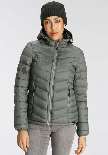 Polarino Steppjacke für kühle Tage, aus leichtem Webmaterial, wasserabweise günstig online kaufen