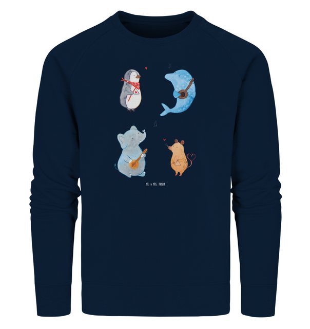 Mr. & Mrs. Panda Longpullover Größe M Big Band - French Navy - Geschenk, Pu günstig online kaufen