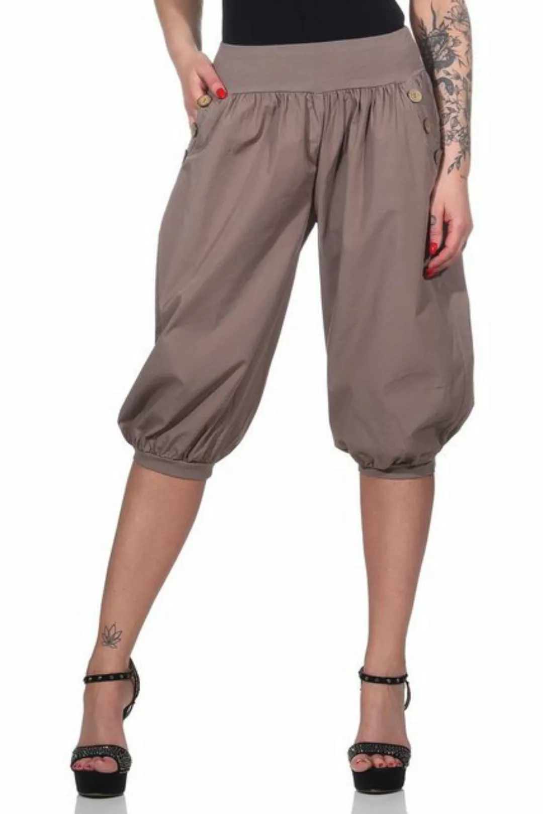 Mississhop Caprihose Damen Capri Hose Haremhose Jogginghose M.371 günstig online kaufen