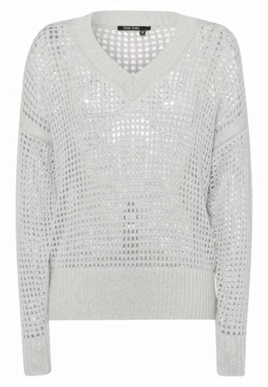 MARC AUREL Strickpullover Strick silver grey melange günstig online kaufen