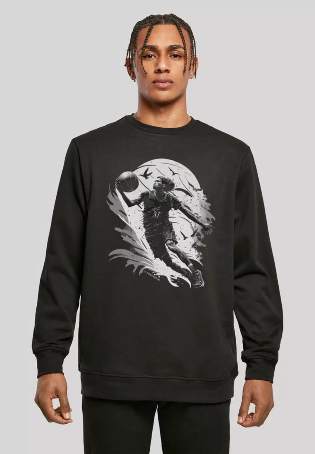 F4NT4STIC Kapuzenpullover "Basketball Spieler", Print günstig online kaufen