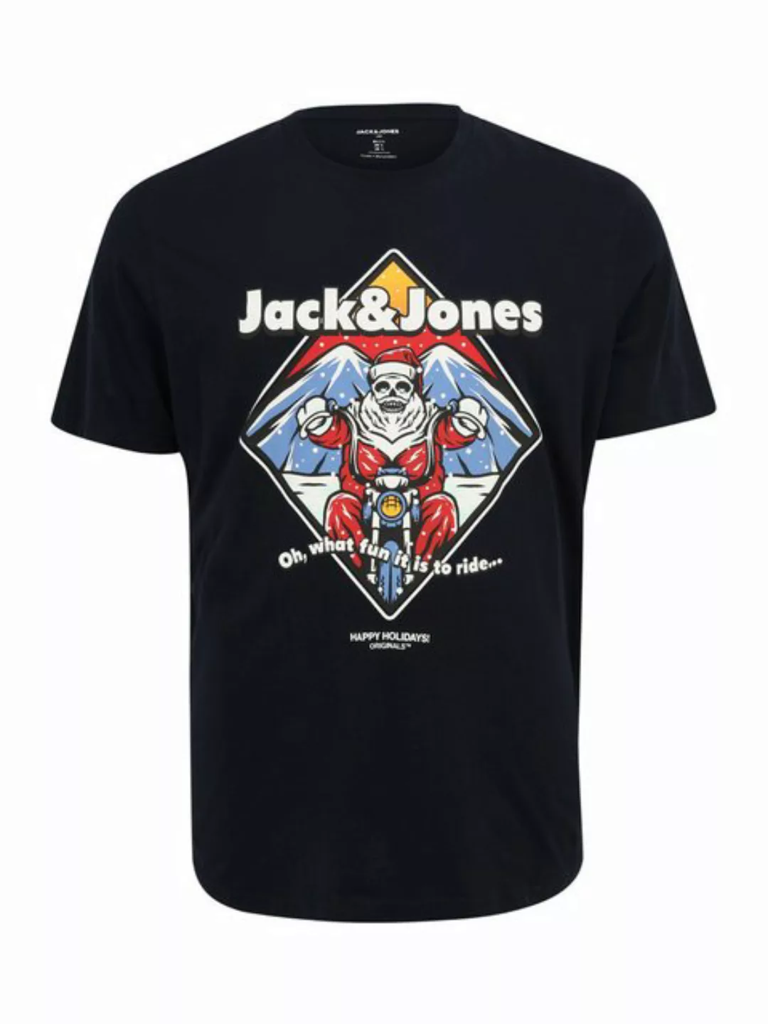 Jack & Jones Plus T-Shirt JJXMAS CHRISTMAS SKULL (1-tlg) günstig online kaufen