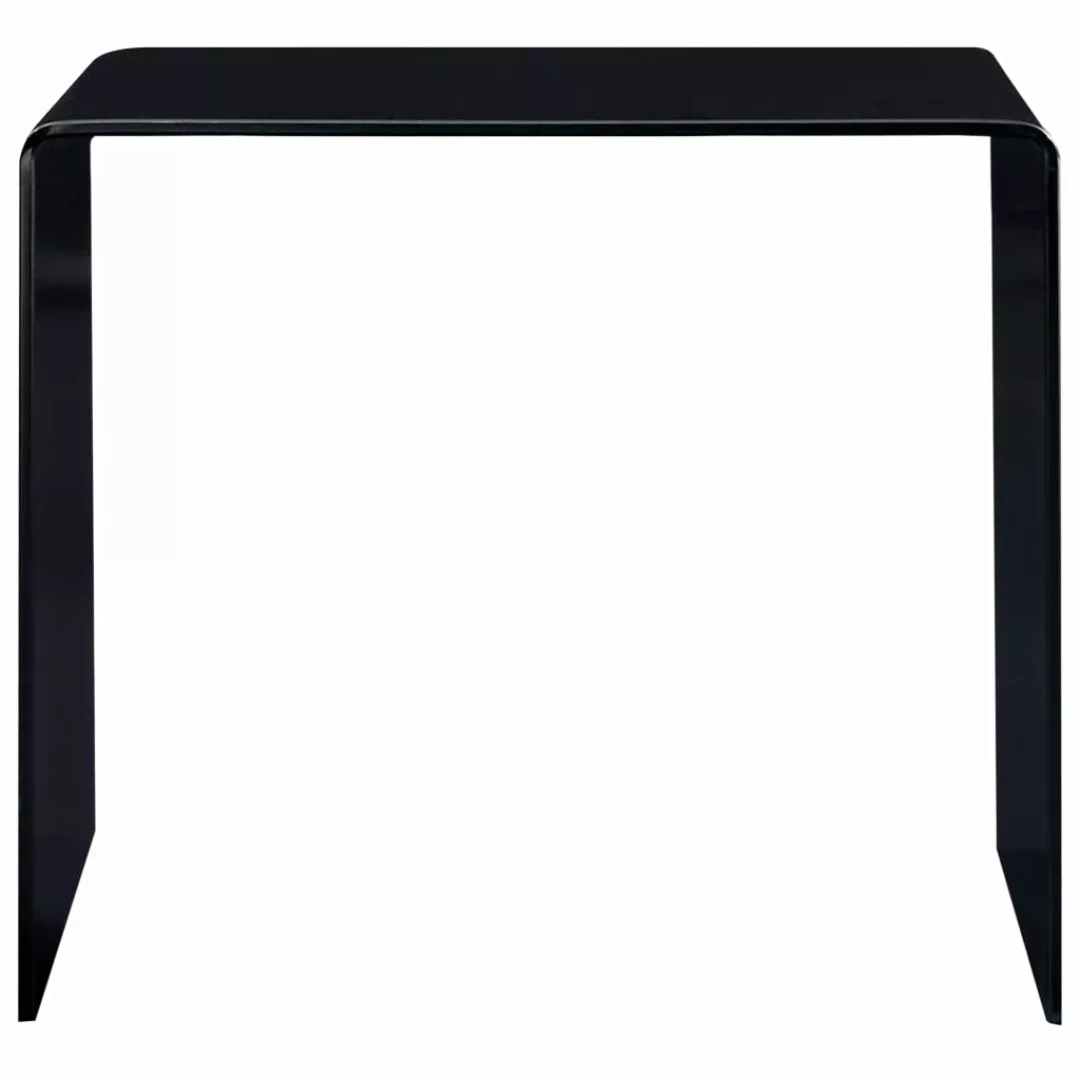 Couchtisch Schwarz 50×50×45 Cm Hartglas günstig online kaufen