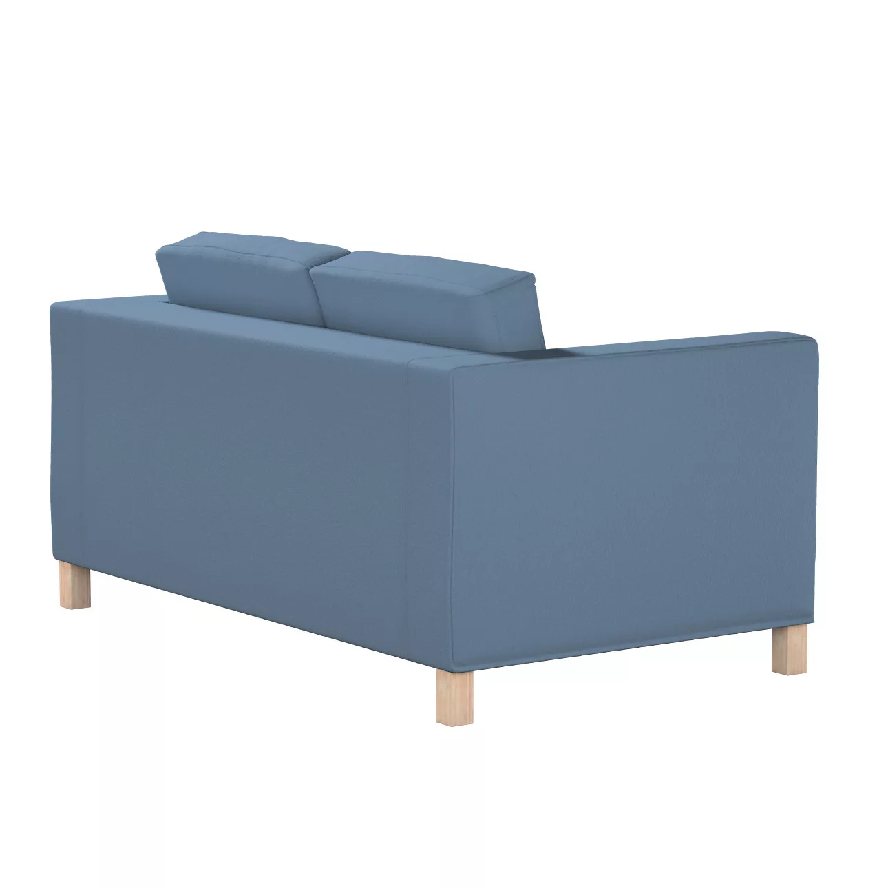 Bezug für Karlanda 2-Sitzer Sofa nicht ausklappbar, kurz, blau, 60cm x 30cm günstig online kaufen