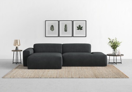 TRENDMANUFAKTUR Ecksofa Braga, aus 2 Teilen, moderner Cord-Stoff günstig online kaufen