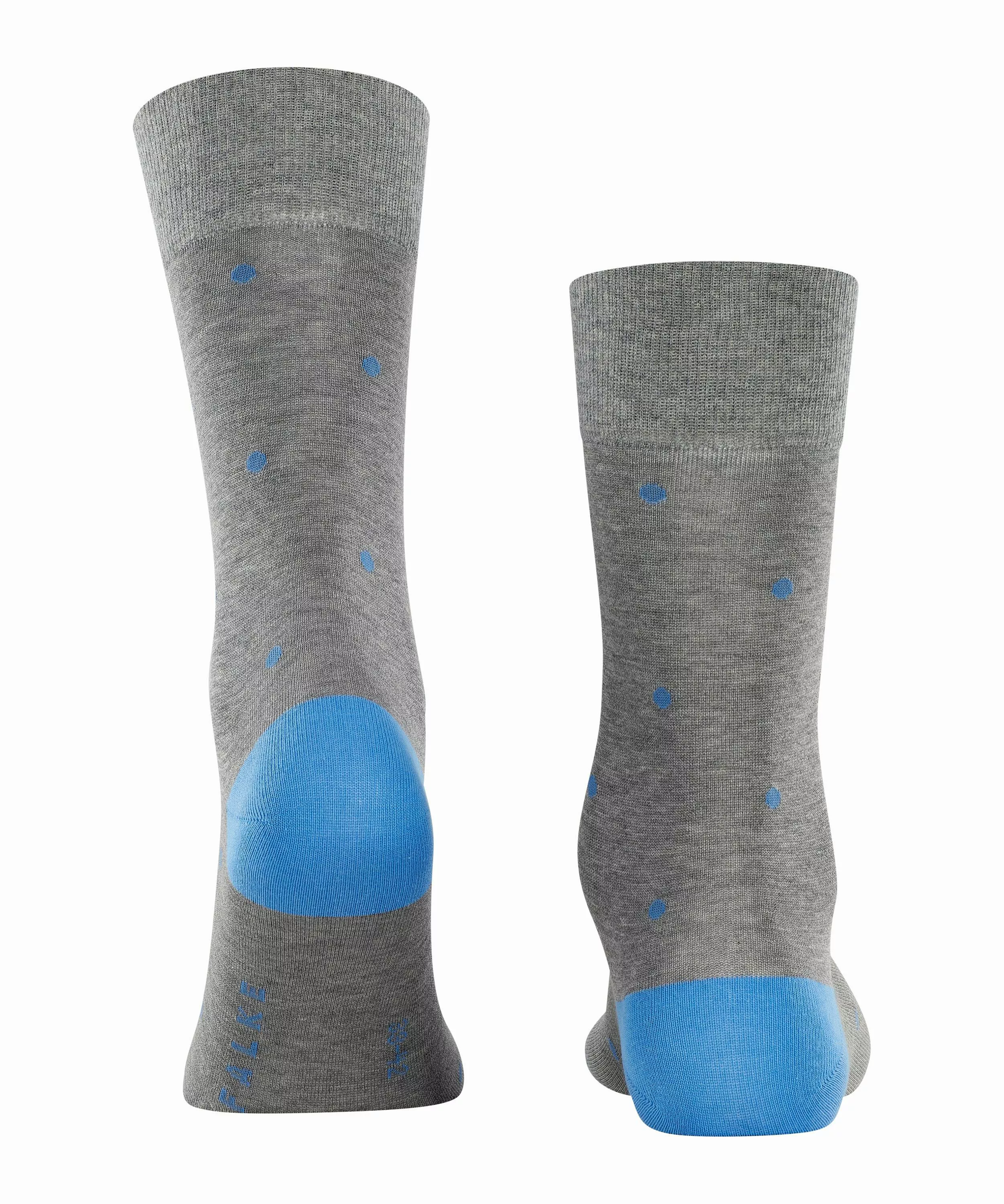 FALKE Dot Herren Socken, 39-42, Grau, Punkte, Baumwolle, 13269-316602 günstig online kaufen