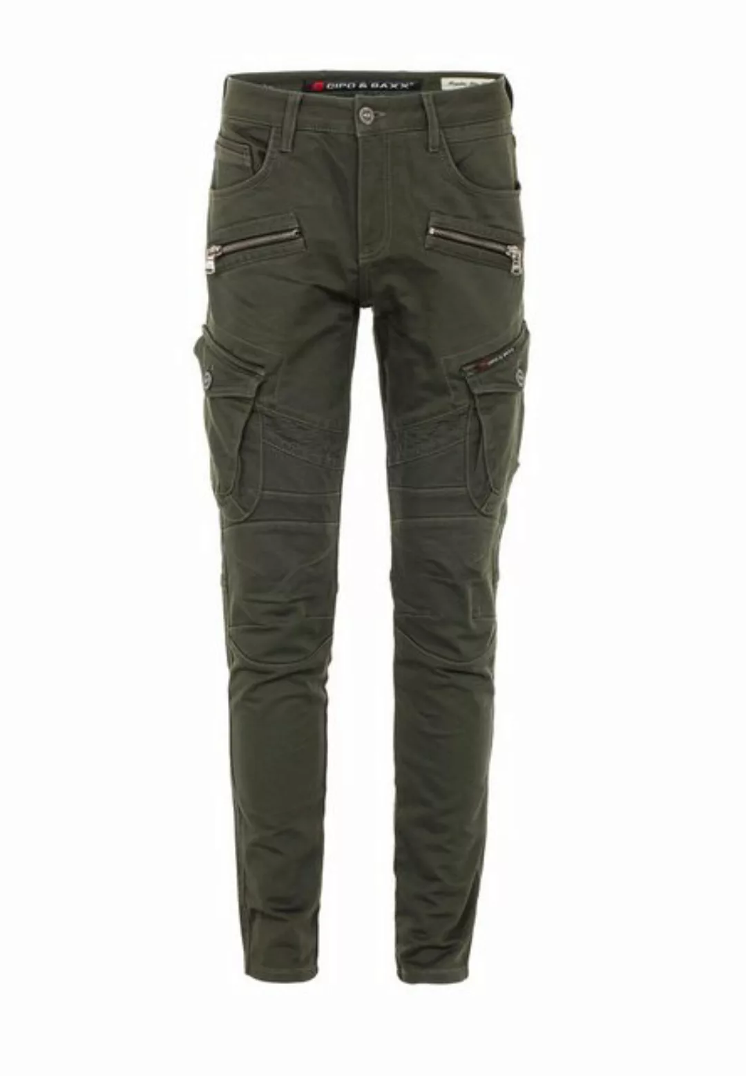 Cipo & Baxx Cargojeans Jeans im angesagten Biker-Stil, CD-424 günstig online kaufen