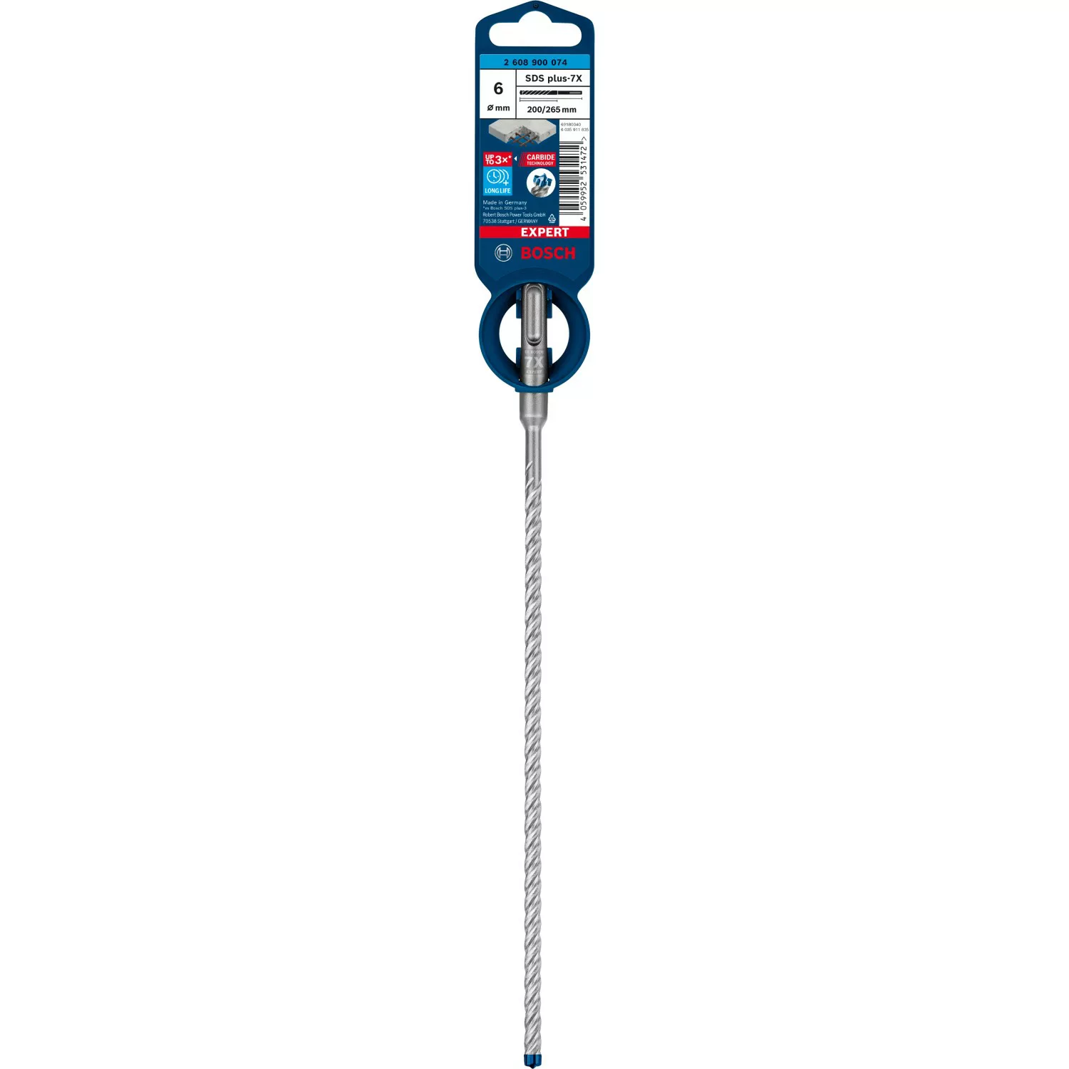 Bosch SDS plus-7X Hammerbohrer Expert Ø 6 mm x 265 mm günstig online kaufen