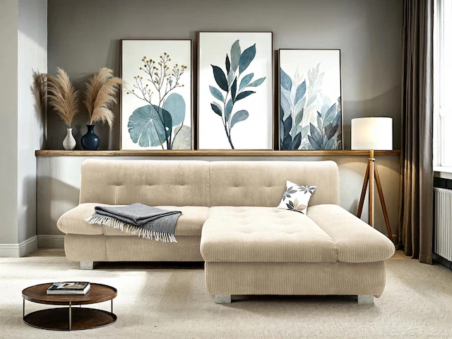 DOMO collection Ecksofa »100031 kompakte Stellmaße, komfortabel und bequem, günstig online kaufen