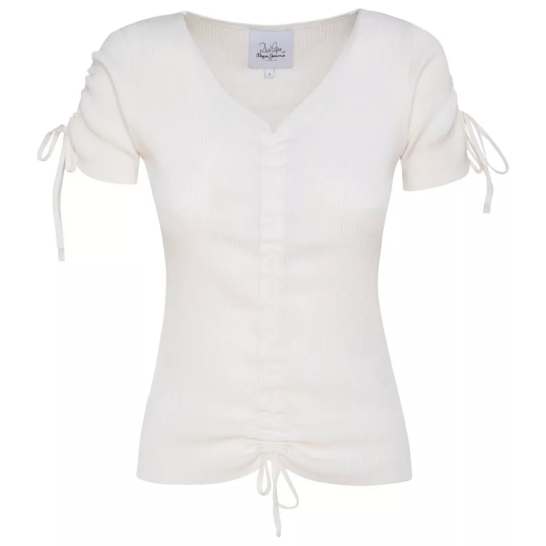 Pepe Jeans Sonia Kurzärmeliges T-shirt M White günstig online kaufen