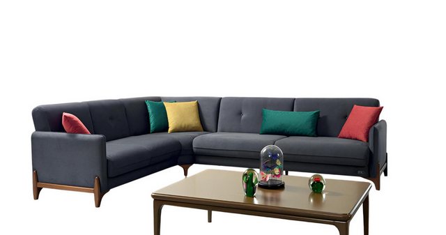 JVmoebel Ecksofa Luxus Textil Ecksofa L-form Polster Möbel Möbel Sofa Sitz günstig online kaufen