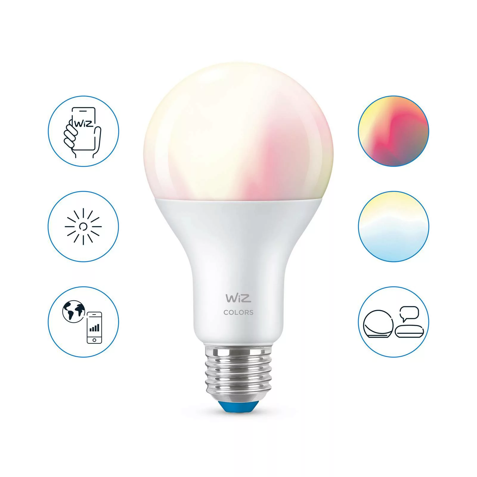 WiZ A67 LED-Lampe Wi-Fi E27 13W matt RGB günstig online kaufen