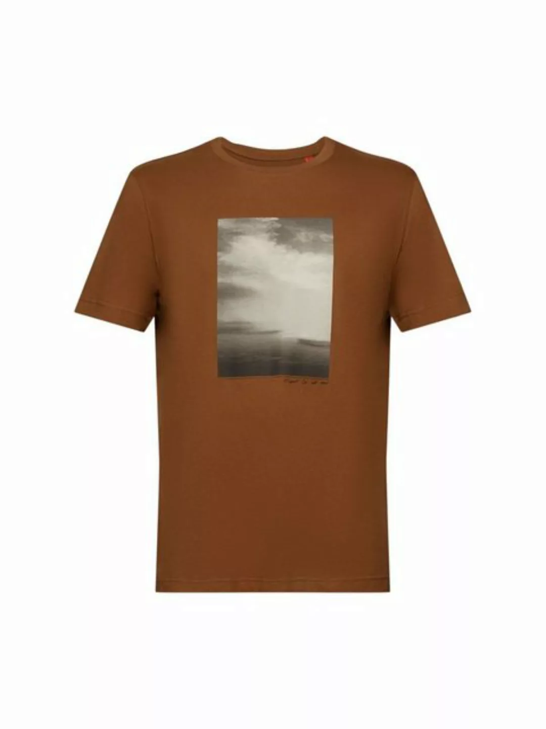 Esprit T-Shirt T-Shirt aus Bio-Baumwolle mit Print (1-tlg) günstig online kaufen