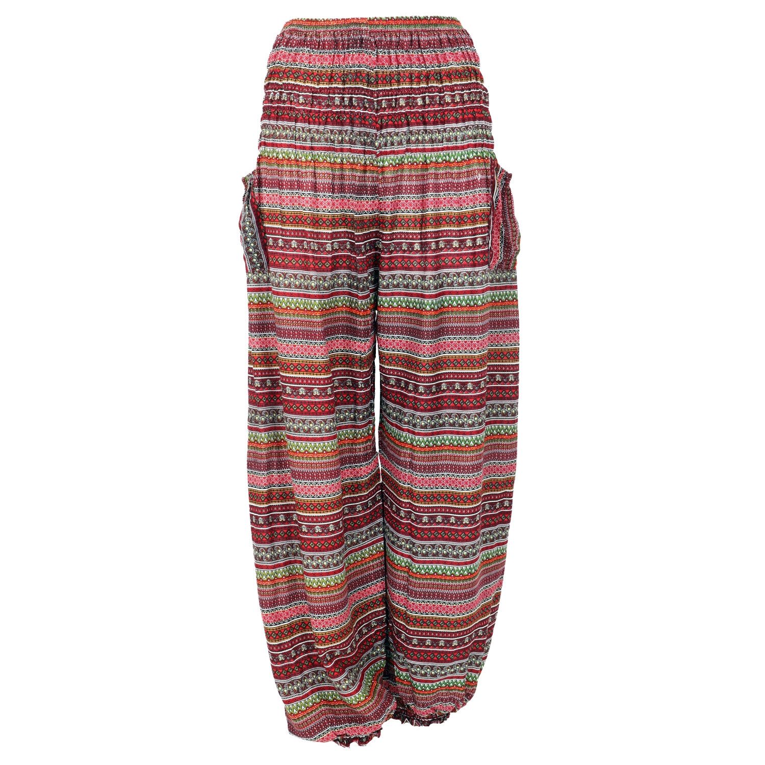 Guru-Shop Relaxhose Luftige Pluderhose, Sommerhose, Yogahose günstig online kaufen