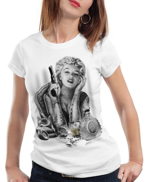 style3 T-Shirt Marilyn Tattoo Heartbreaker monroe rock punk tätowiert maryl günstig online kaufen