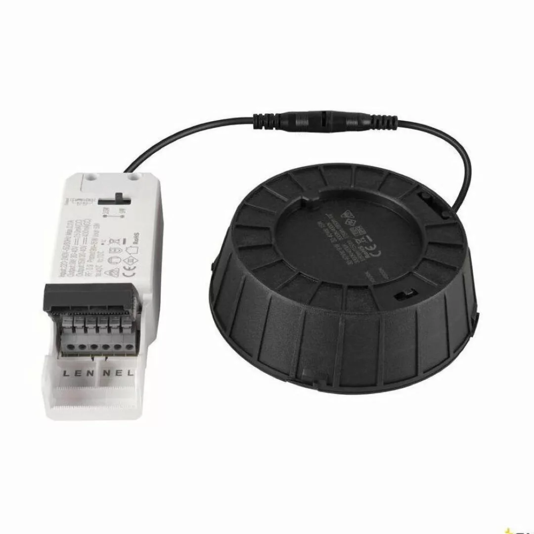 LED Einbauleuchte Downlight V150 in Schwarz 15W 1900lm IP54 günstig online kaufen