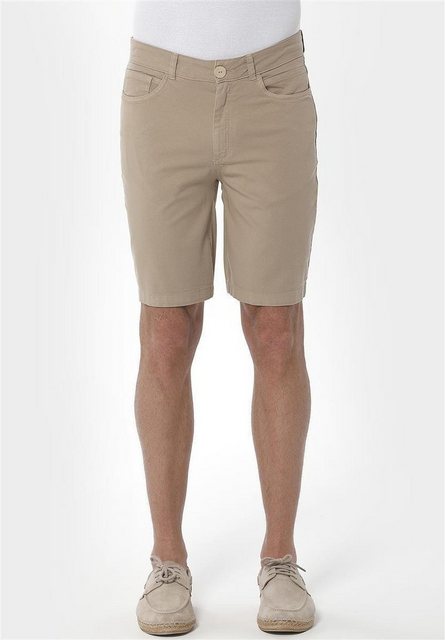 ORGANICATION Shorts Men's Garment Dyed Regular Fit Shorts in Beige günstig online kaufen