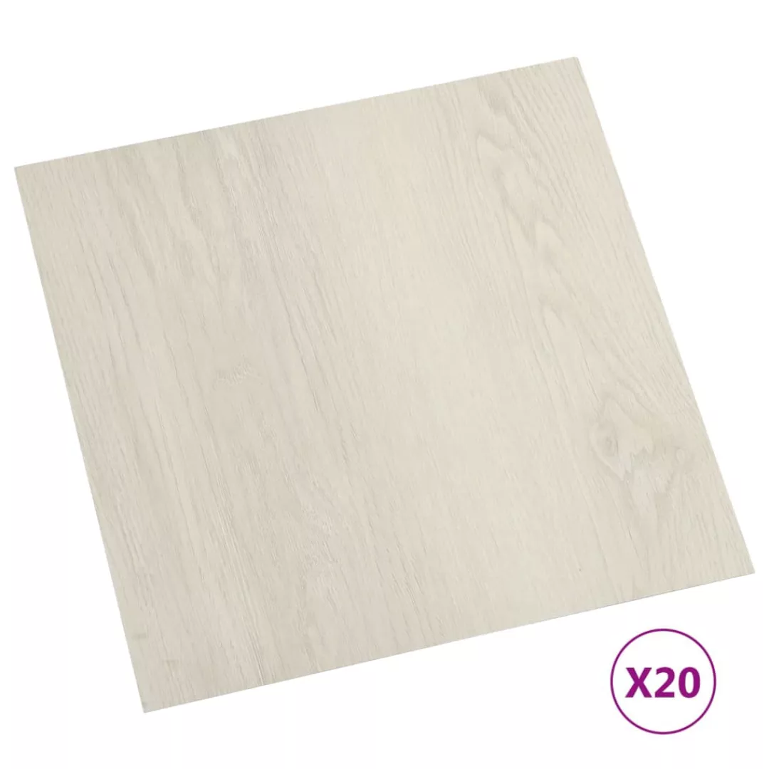 Pvc-fliesen Selbstklebend 20 Stk. 1,86 M² Beige günstig online kaufen