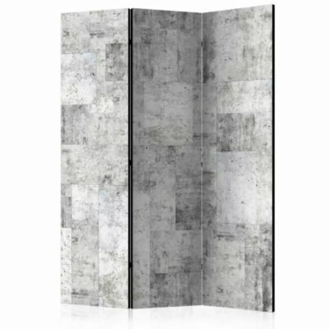 artgeist Paravent Concrete: Grey City [Room Dividers] grau Gr. 135 x 172 günstig online kaufen