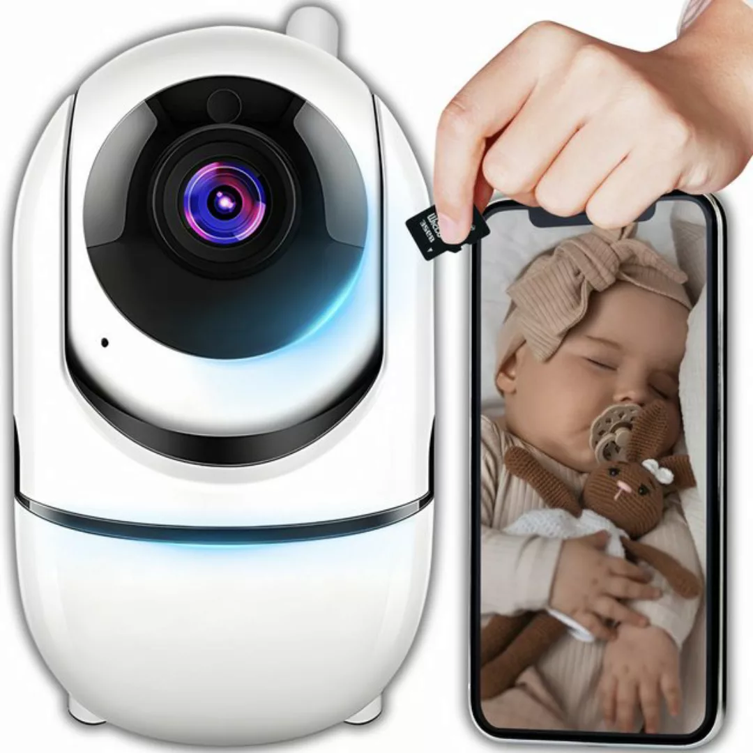 Retoo Babyphone Überwachungskamera Innen schwenkbar 355° Kamera Nachtsicht günstig online kaufen