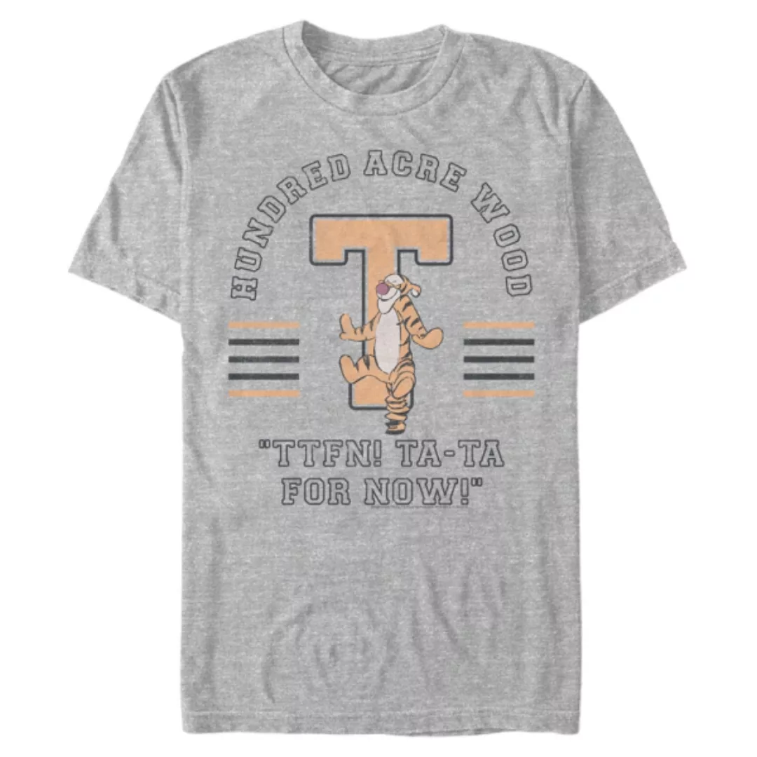 Disney - Winnie Puuh - Tigger Collegiate - Männer T-Shirt günstig online kaufen