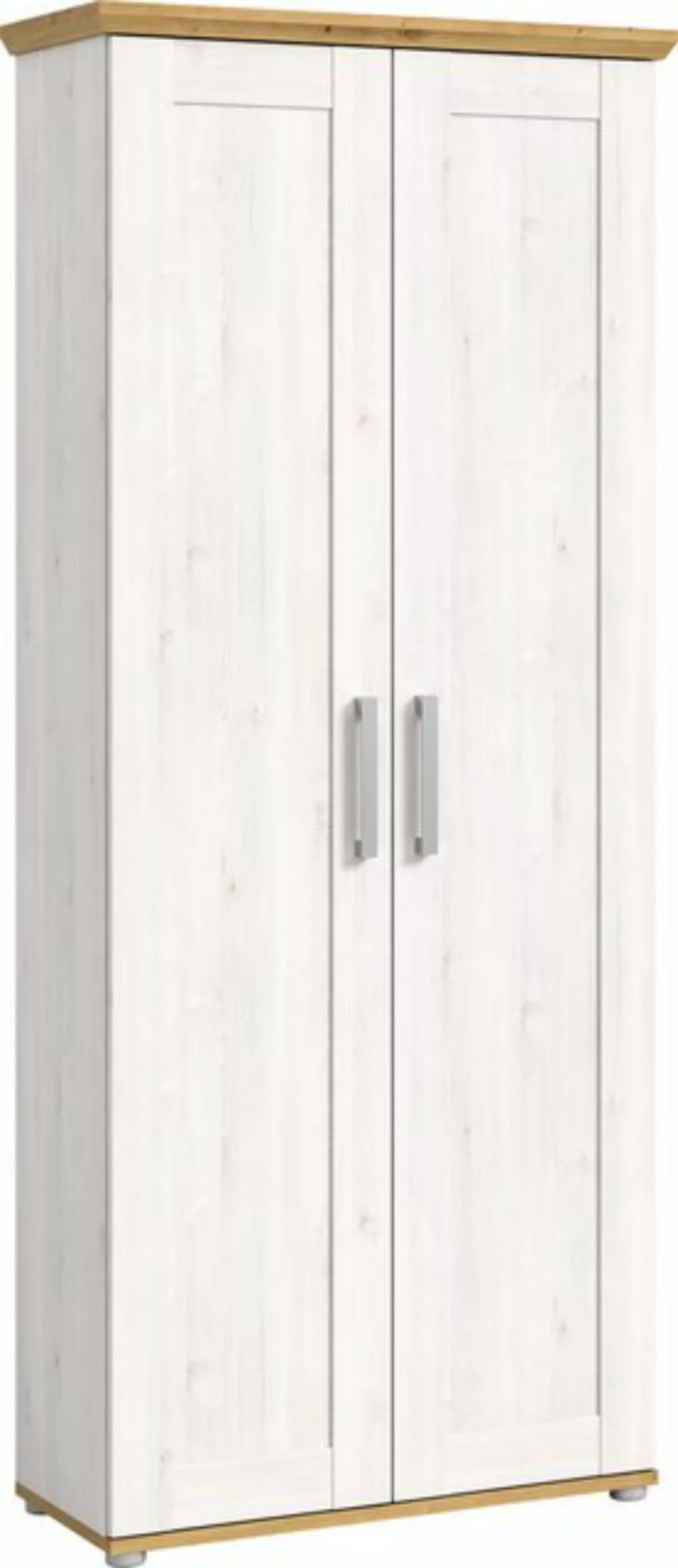 Home affaire Garderobenschrank Cosenza, Breite 80cm, in Sibiu Lärche/Artisa günstig online kaufen