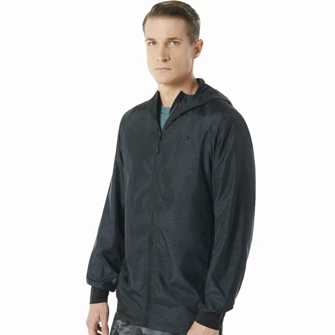 Oakley Enhance Emboss Wind Jacket Herren-Jacke Blackout günstig online kaufen