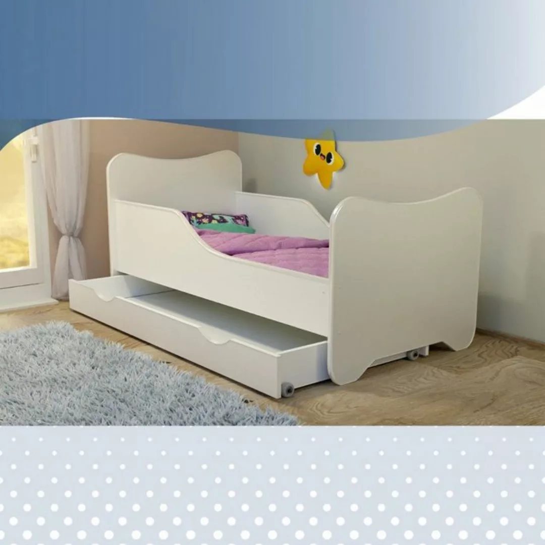 Stillerbursch Jugendbett Kinderbett 70x140 Schublade Matratze Rausfallschut günstig online kaufen