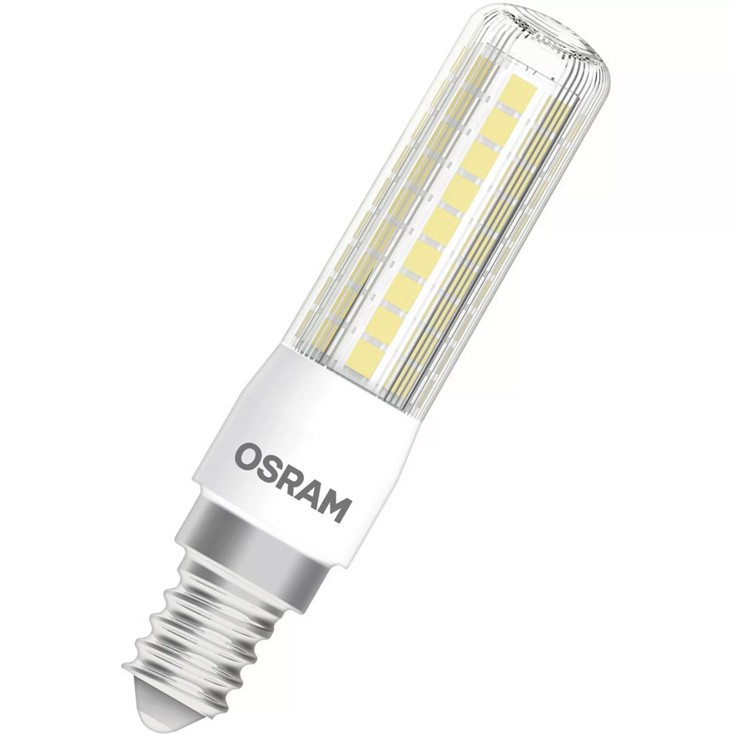 Osram LED-Lampe Classic T-Form Klar Dimmbar E14 / 7,5W (806 lm) Warmweiß günstig online kaufen