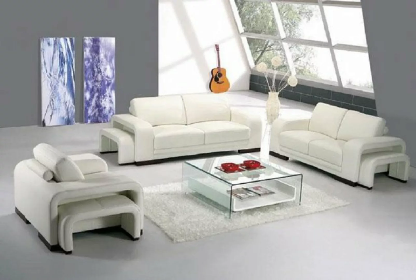 JVmoebel Sofa Zweisitzer 2 Sitzer Sofa Couch Polster Couchen Sofas mit Hock günstig online kaufen