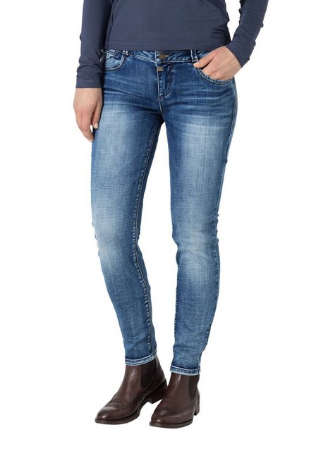 TIMEZONE Damen Jeans SLIM ENAYTZ - Slim Fit - Blau - Dark Rebel Blue Wash günstig online kaufen