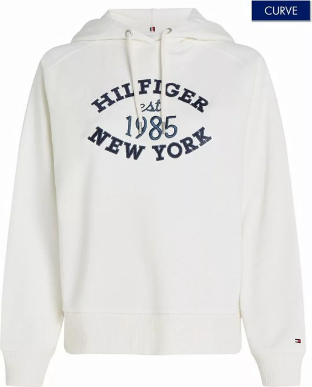 Tommy Hilfiger Curve Kapuzensweatshirt CRV REG HILFIGER VARSITY HOODIE Groß günstig online kaufen