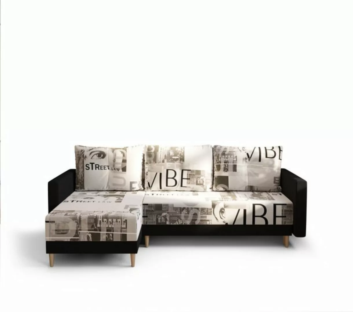 ALTDECOR Ecksofa GREGO-L, Couch mit Schlaffunktion, Wohnzimmer - Wohnlandsc günstig online kaufen