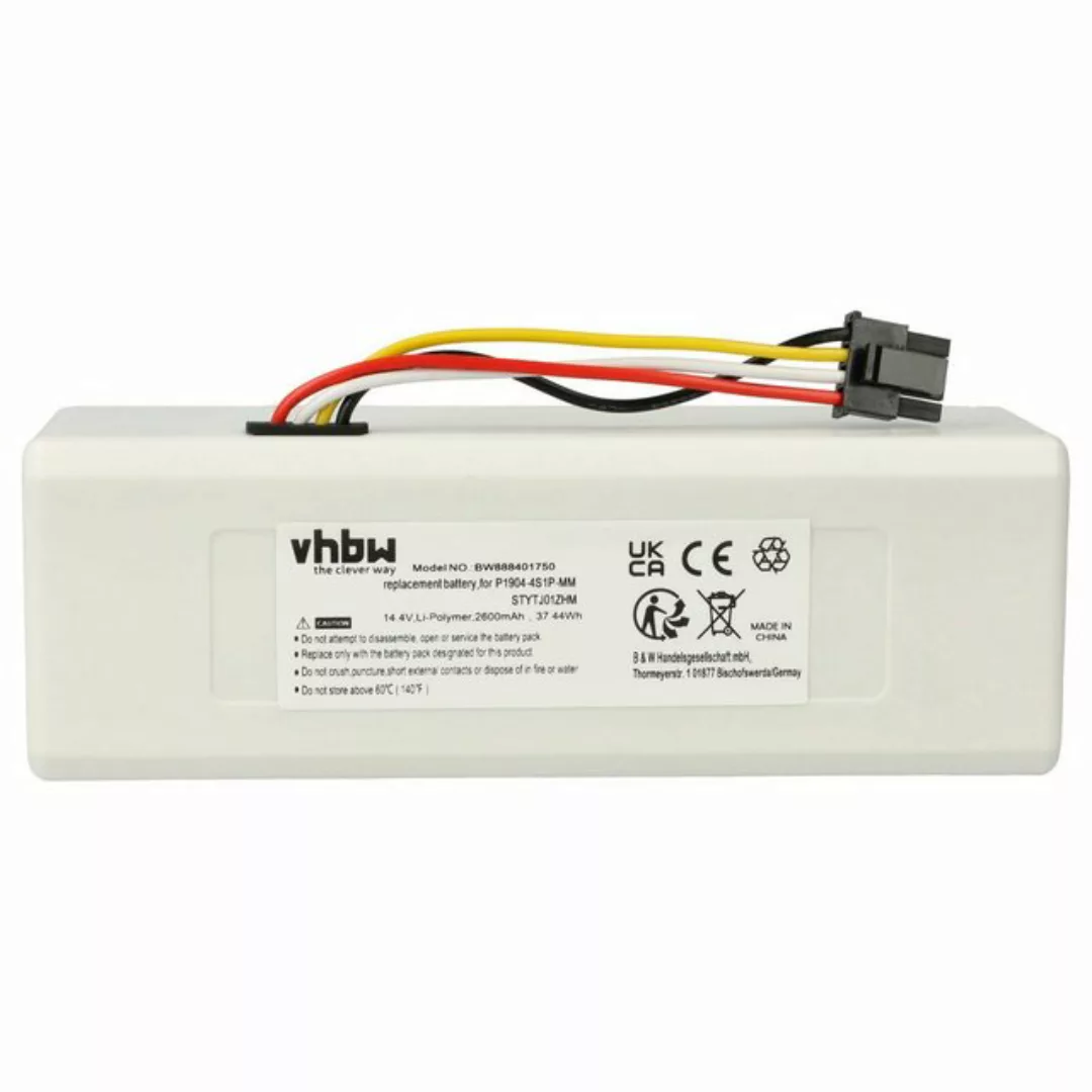 vhbw kompatibel mit Xiaowa C10 Staubsauger-Akku Li-Ion 2600 mAh (14,4 V) günstig online kaufen