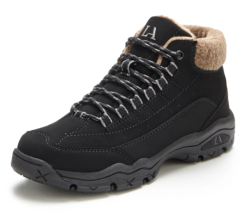 LASCANA Winterstiefelette "Outdoor Boots, Ankle Sneaker", mit robuster Sohl günstig online kaufen