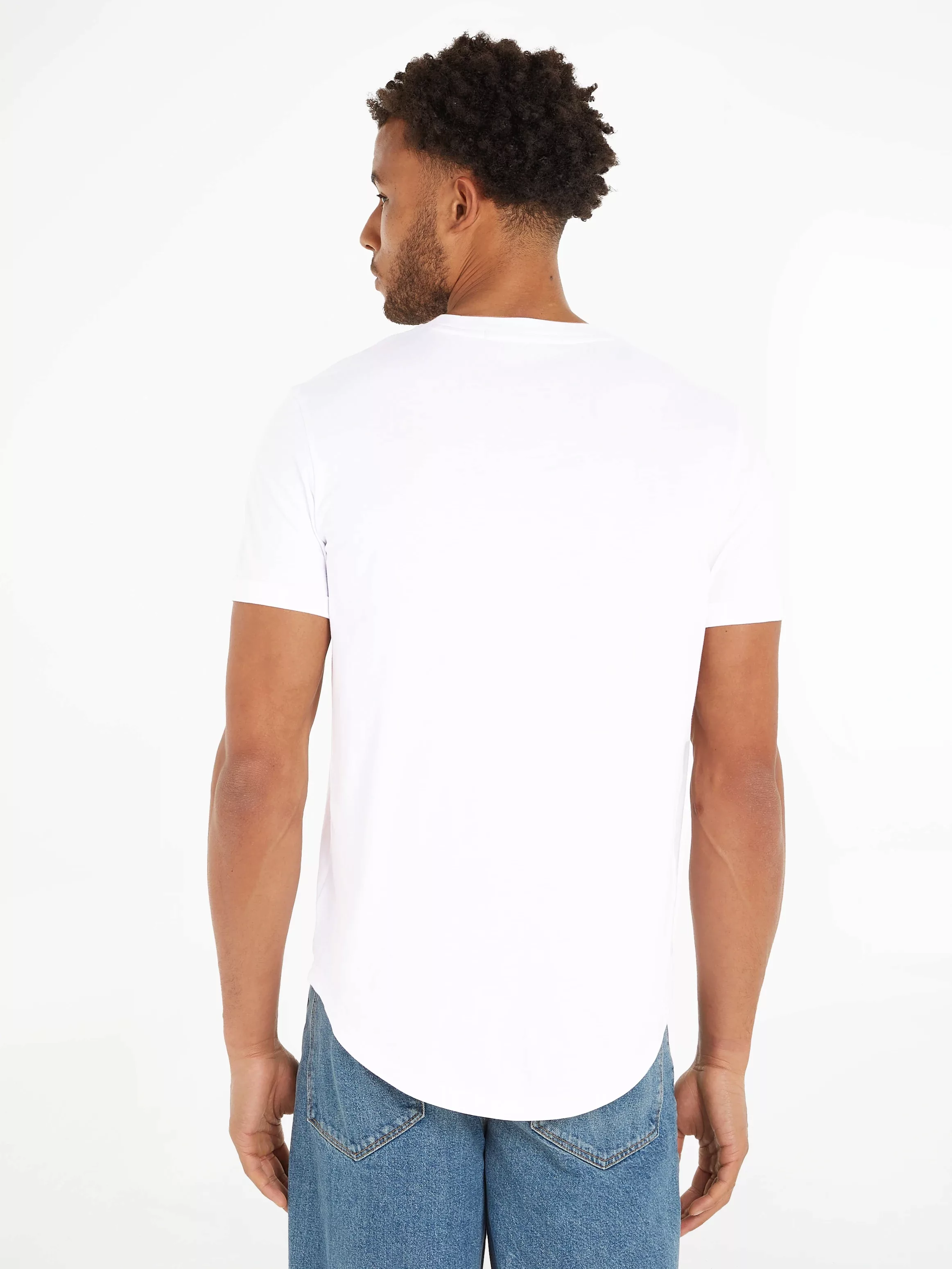 Calvin Klein Jeans T-Shirt BADGE TURN UP SLEEVE mit Logopatch günstig online kaufen