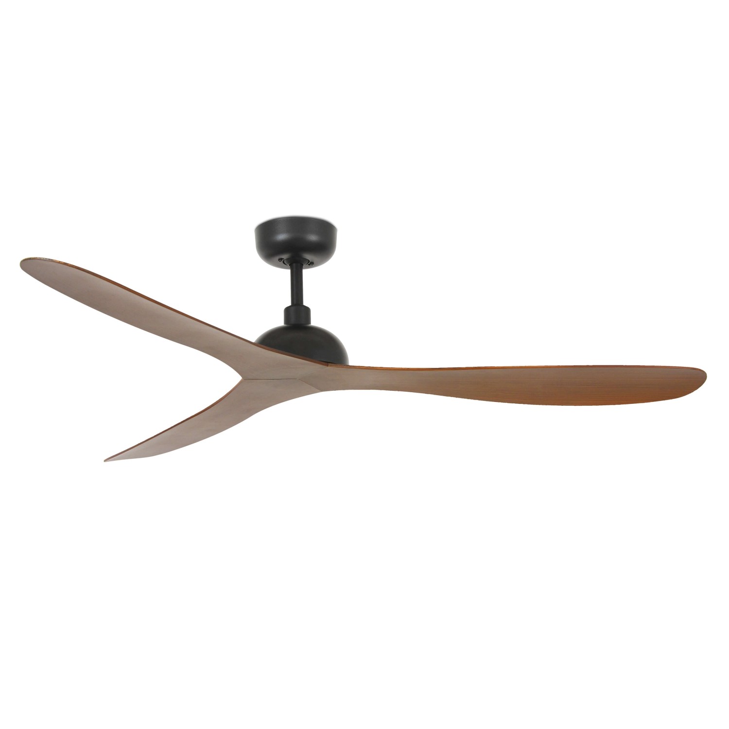 Deckenventilator Gotland, DC, schwarz/Holz dunkel günstig online kaufen