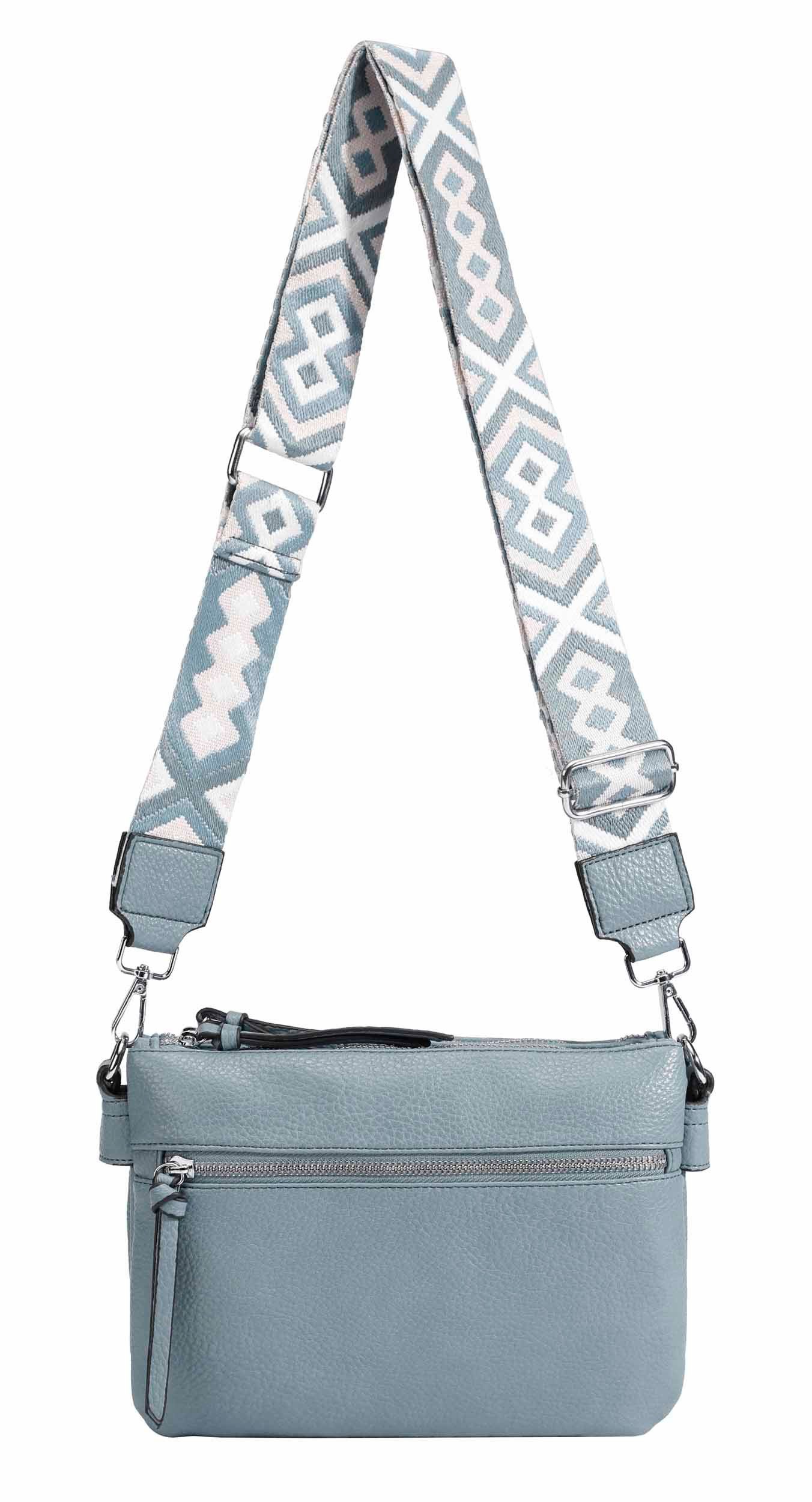 ITALYSHOP24 Schultertasche Damen Bodybag Umhängetasche Messenger günstig online kaufen