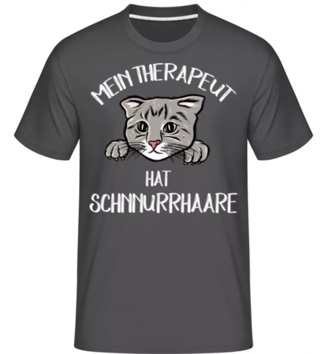 Mein Therapeut Hat Schnurrhaare · Shirtinator Männer T-Shirt günstig online kaufen