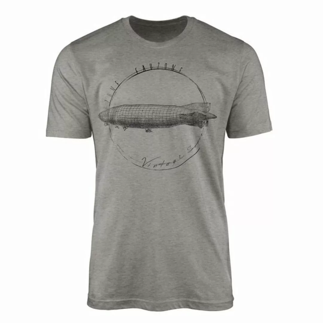 Sinus Art T-Shirt Vintage Herren T-Shirt Zeppelin günstig online kaufen