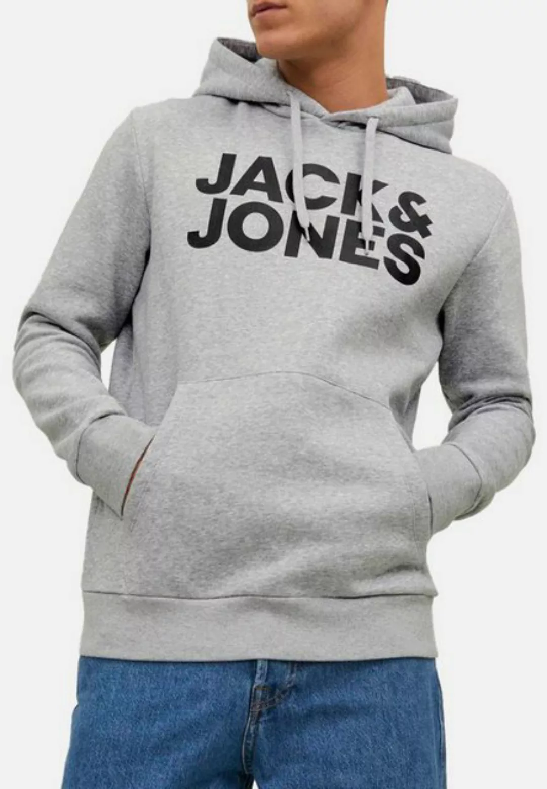 Jack & Jones Herren Hoodie Kapuzenpullover Pullover JJECORP günstig online kaufen